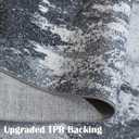 Area Rug 9x12 Washable Rugs Modern Abstract Area Rug Soft Non-Slip Non-Shedding Faux Wool Stain Resistant Floor Carpets for Living Room Bedroom Dining Room Kids Room Home Office (Grey)