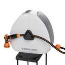 Giraffe Tools Ground-Mounted Retractable Garden Hose Reel,1/2" x 130FT