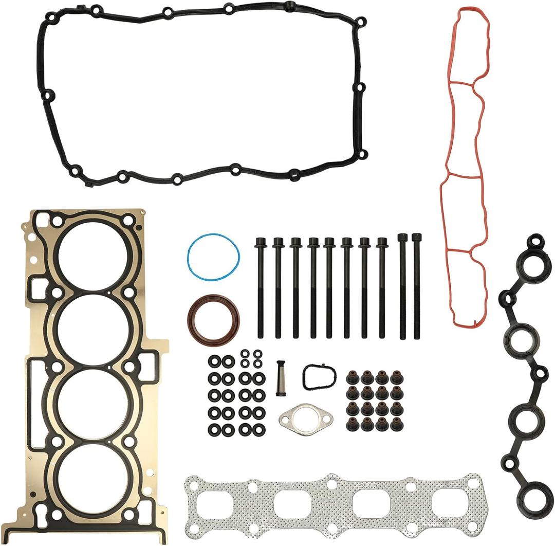 HGS167 Cylinder Head Gasket Set for Chrysler 200/ Sebring, for Dodge Avenger/Caliber/Journey, for Jeep Compass/Patriot 2007-2020, Part Number HBK188 HS26332PT ES72267, 2.4L 2360CC 144Cu L4 DOHC
