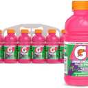 Gatorade Lower Sugar Sports Drink, Rain Berry, 12 fl oz Bottles, (12 Pack) | 75% Less Sugar, No Artificial Flavors, No Artificial Sweeteners, No Artificial Colors, Electrolyte Sports Drink, Hydration Exp. 12/14/2026