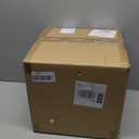 Black Terracotta Rustic Ceramic Farmhouse Vase,9.5" Round Flower Vase,Vintage Antique Stone Clay Handmade Distressed Decorative,Home Living Room Kitchen Table Shelf Decor