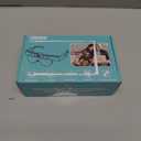 Magnifying Glass with Lights, Headband Hands Free Magnifying Glasses for Close Work, Flip-up Magnifier with 3 Color Temperature, 1.5X to 5.0X Lenses for Jewelry Crafts Soldering Repair (Black)