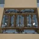 M MCIRCO 10-Pack,22 Oz Glass Meal Prep Containers,Glass Food Storage Containers with lids,Lunch Containers,Microwave, Oven, Freezer and Dishwasher (Gray)