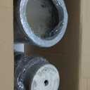 Kante Tall Concrete Planter (Set of 2), 15.8 Inch Height Large Flower Pot for Indoor Outdoor Plants, Suitable for Home, Patio, Garden, Porch, Weathered Concrete