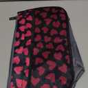 Vercord Purse Organizer Insert for Handbags Bag Organizers Inside Tote Pocketbook Women Nurse Nylon 13 Pockets Rose Heart Large