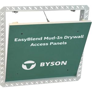 Byson Drywall Access Panel 24x24 Inches Wall Access Door with Mud-In Flange, Heavy Duty Steel Frame, 5/8 Gypsum Inlay, Hidden Hinged Push Lock
