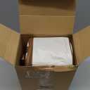 Dandat 4 Pcs Insulated Bento Box Portable Stainless Steel Food Container Round Stackable Leakproof Thermal Food Container for Adult Men Women with Insulated Bag, 74 oz(Beige)