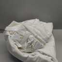 HyDren 84 Inch Velvet Christmas Tree Skirt White Gold Bronzing Embroidery Fur Plush Tree Skirt Luxury Xmas Skirts for Merry Christmas Decorations Vintage Rustic Party Favors Rustic Holiday Decor