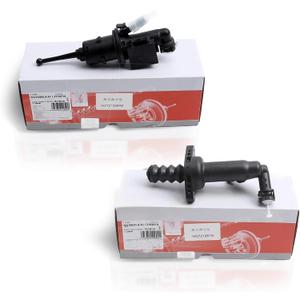 Clutch Master Cylinder & Clutch Slave Cylinder Kit 1K0721388AB 1K0721261N Replacement For Audi A3 TT VW Golf Jetta Touran Beetle Caddy Seat Skoda (1K0721261N/388AB)