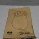 TECKNET Ergonomic Mouse Pad with Wrist Rest, Soft Mousepad with Massage Design, Memory Foam and Non-Slip PU Base for Pain Relief, Gaming Mouse Pad for Desk, Home, Office, 12x8 Inches, Black