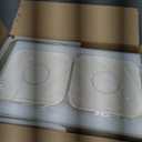 SMIRLY Glass Food Storage Containers with Lids & Organizer (Cream)