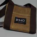 INNOSTAGE Firewood Log Carrier Tote Bag, 40"X19" Endless Hay Hauling of Fireplace Wood Stove Accessories for Outdoor Camping Khaki