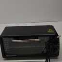 Elite Gourmet 2-Slice Toaster Oven Plastic,Aluminum,Glass Black