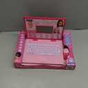 Lexibook Barbie, Educational and Bilingual Laptop in English/Spanish, Toy for Children with 124 Activities to Learn, Play Games and Music, Pink, JC598BBi2