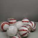 8 Pack Extra Large Christmas Ornaments Outdoor 6 Inch Red and White Balls Christmas Tree Decorations Jumbo Shatterproof Plastic Balls Giant Oversizded Ornament for Outside Lawn Yard Hanging Decor