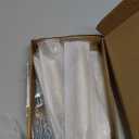 khtumeware 6 Pack 5" Drawer Pulls Brushed Brass Cabinet Cup Pulls Kitchen Hardware Brushed Gold Cabinet Handles Drawer Handles Knobs 5 inch Hole Center