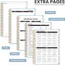 2 x 2026 Planner - Weekly and Monthly Planner, January 2026 to December 2026, Spiral Bound 2026 Calendar Planner Book, Inner Pocket, Perfect for Office Home School Supplies - A5 (6.3" x 8.5"), Baby Blue