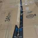 GENIMO 10 'x10 ' Outdoor Rug for Patio Clearance, Waterproof Indoor Outdoor Plastic Straw Rugs Carpet, Reversible Outside Area Rv Mat for Camping, Balcony Porch, Deck, Picnic, Beach (Blue & Grey)