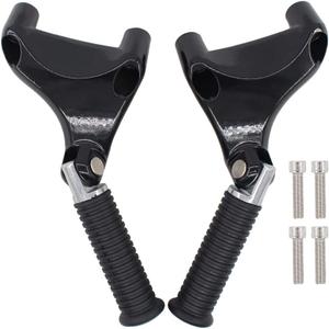 ApplianPar 1 Pair of Left & Right Passenger Rear Foot Pegs Rests Pedal Mount Kit For Harley Davidson Sportster XL883 XL1200 2004-2013 Motorcycle