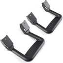 Running Board Compatible for Ford F150 Accessories Side Steps Silverado Step Rail Aluminum Black Powder Coated Universal Set of 2 for Trucks from Chevrolet, Jeep, Dodge, GMC, Toyota, Ram