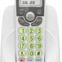 VTech Cordless Phone with DECT 6.0, Full-Duplex Speakerphone, Lighted Display, Backlit Keypad, Caller ID/Call Waiting, Volume Control, Hearing Aid Compatible, Wall Mount | VG131 (White)