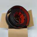 Stair Nosing 48inch Anti-Slip Stair Edge Protector Stair Nose Molding Trim Vinyl Rubber, Waterproof Self Adhesive Stair Edging Staircases for Outdoor & Indoor Black (4ft)