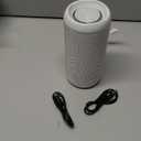 Ortizan Portable Bluetooth Speaker: IPX7 Waterproof, 24W Loud Sound, Deep Bass, Bluetooth 5.3, LED Lights, Wireless Stereo Pairing, 30H Playtime, for Home/Outdoor/Party/Beach, Birthday Gift (White)