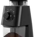 Ollygrin Conical Burr Coffee Grinder Electric, Coffee Grinder with 30 Grind Settings,Compact Burr Mill Grinder for Home Use, 2-12 Cups