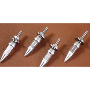 Outus 8 Pcs Spiked Shape Tire Valve Stem Caps and Spikes License Plate Screws Aluminum Spike Wheel Tire Valve Stem Silver Car Plate Frame Fastenings Bolt for Cars SUV Trucks Motorcycles Bikes