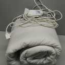 Bwarm Premium Multi-Zone Electric Heated Mattress Pad King Size, 78" x 80", Dual Controllers, 9 Heat Settings, 1-12 Hours Auto Off, Individual Body and Feet Settings, Machine Washable