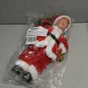 Father Santa Donald Christmas Figurine 45cm (Red)  Funny Holiday Character Ornament  Novelty Christmas Decoration for Home, Party & Garden