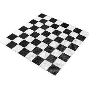 7.9*7.9ft Giant Chess Board, Chess Not Included, Plastic Giant Mat for Outdoor Yard Lawn Games, Compatible with 25 Inch 37 Inch 49 Inch Chess Sets and 10 Inch Checkers