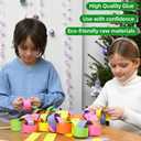 Book Glue, Adhesive Clear Color, Soft, Strong, Waterproof, Glue for Book Repair and Bonding, Suitable for envelopes, Postcards, Paper Crafts, Greeting Cards, Invitations, 2oz