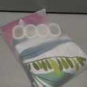 AO BLARE Floral Shower Curtain, Watercolor Pink Flower Spring Flower Fabric Bathroom Shower Curtain Set with Hooks 72 X 72 Inches