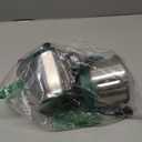 Spice Grinder Electric,Herb Nut Grinder for Kitchen,Detachable Espresso Grinder with Stainless Steel Blades,Filter and Brush, 500w Dry and Wet Grain Mill for Coffee,Rice,Bean,Seasoning(Green)