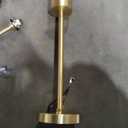 Crystop Gold dining room lighting fixtures over table, 6 Lights Mid Century Modern Brass Sputnik Chandeliers Ceiling Light, Sputnik Light Fixture Dining Room Chandelier D17.7 x H16.9