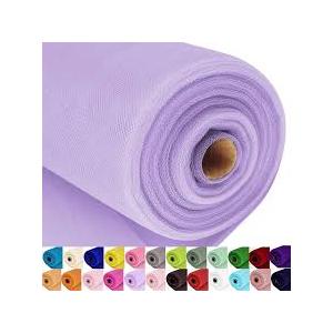 Lavender Tulle Fabric Rolls 54 Inch by 40 Yards Tulle Bolt Spool for Wedding Decorations DIY Tutu Baby Shower Table Skirt Ceiling Decor Birthday Party Craft Supplies