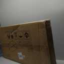 Coffee Table Glass Center Table,Modern Minimalist Coffee Table for Living Room,Tempered Glass-top with Sturdy Metal Frame, Easy Assembly,39.4 x 18.9 x 17.7 Inches,White