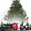 Christmas Train Sets for Around The Tree | Christmas Toy with Lights and Sounds - Holiday Train Around Christmas Tree with Large Tracks, Electric Train Set for Kids Ages 4-8
