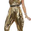 California Costumes Women's 70S Glitz N Glamour - Adult Costume Adult Costume, Gold, Small (Large)