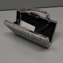 CARIEDO Women's Sparkling Clutch Purse Elegant Glitter Evening Bags Bling Evening Handbag for Dance Wedding Party Prom Bride