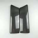 For Mercedes Benz C Class W205 GLC X253,Car Center Console Stowing Tidying Armrest Box Panel Decoration Stickers(Carbon Fiber Black)