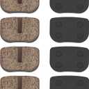 Road Passion Bicycle Disc Brake Pad Replacement for MBX-10, MBX-11/ Moto MM-BB80 Mini bike/Moto 80cc4pcs