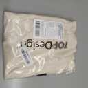 TOPDesign 2-Pack Canvas Tote Bags with Magnetic Snap, Reusable Grocery Shopping Bags, DIY Your Creative Designs (Natural / Black)