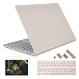 mCover Hard Case Only Compatible for 13.5" Microsoft Surface Laptop (5/4 / 3/2 / 1) with Alcantara Keyboard  Color: Grey