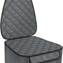 URPOWER Car Seat Cover for Front Seat, 100% Waterproof Dog Seat Protector With Pocket, Nonslip & Quilted Pet Cover With Elastic Bottom for Cars, Trucks & SUVs (20.5" W x43" L, Grey)