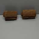 ANRODUO Pack of 2 Decorative Textured Throw Pillow Covers Soft Taupe Grey Euro Accent Solid Chenille Cushion Cover Cozy Farmhouse Pillow Case for Couch Sofa Bedroom Living Room Home Decor 22x22 Inch