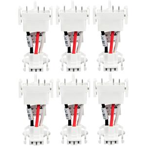 Kidde KA-F Quick Convert Adapter, Allows Installation of Kidde Smoke Alarm in Firex Wiring Harness (6 Pack)  Check Compatibility