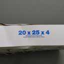 Aerostar 20x25x4 Slim (19 1/2" x 24 1/2" x 3 3/4") MERV 11, Allergen Protection Air Filter, 20x25x4 Slim, Box of 3, USA