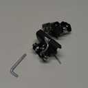 YCHOW-TECH LED Hood Mount Light Brackets, Universal LED Light Bar Mounting Brackets 304 Stainless Steel Hood Clamp Lights Mounts for Off-Road Truck SUV (Black)